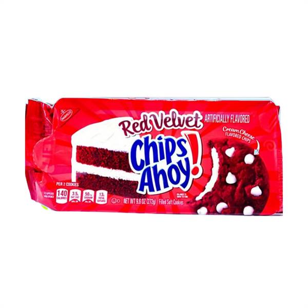 Chips Ahoy Red Velvet Filled Soft Cookies